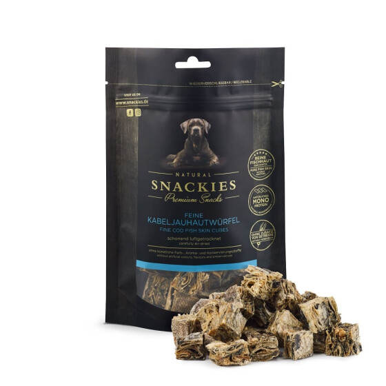 Fine Cod Fish Skin Cubes 130 g